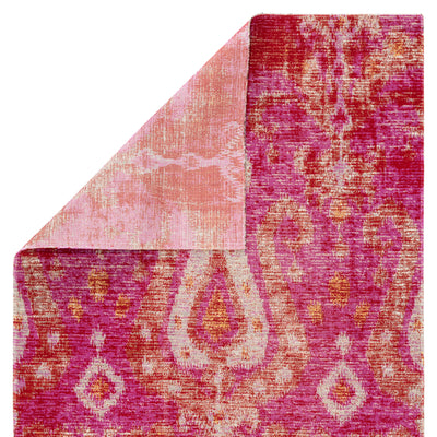 product image for Zenith Indoor/ Outdoor Ikat Pink & Orange Area Rug 91