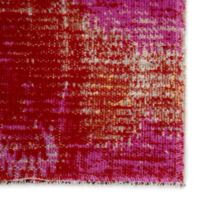 product image for Zenith Indoor/ Outdoor Ikat Pink & Orange Area Rug 19