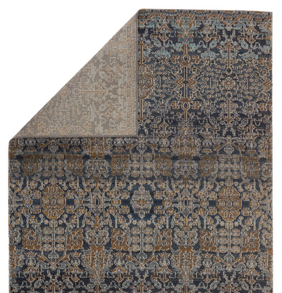 product image for Bodega Indoor/Outdoor Trellis Rug in Dark Blue & Gold by Jaipur Living 24