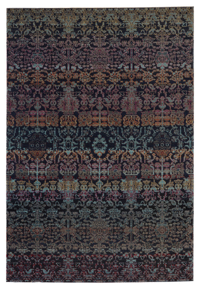 product image for Bodega Indoor/Outdoor Trellis Rug in Dark Blue & Multicolor by Jaipur Living 6