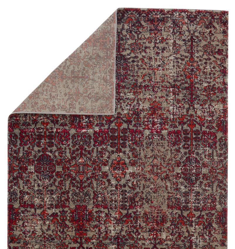 media image for Bodega Indoor/Outdoor Trellis Rug in Red & Gray by Jaipur Living 258
