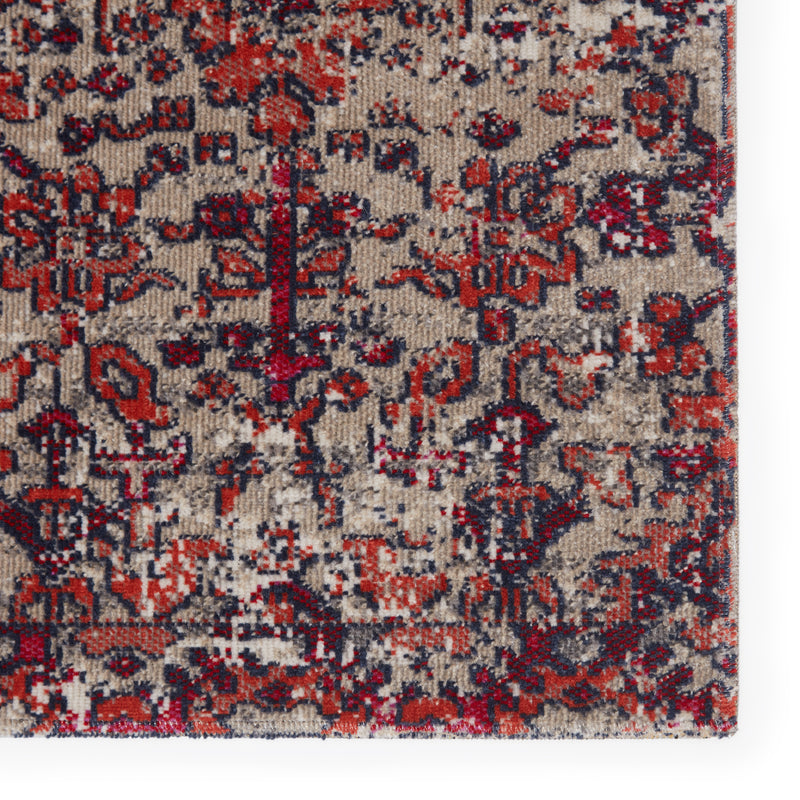 media image for Bodega Indoor/Outdoor Trellis Rug in Red & Gray by Jaipur Living 252