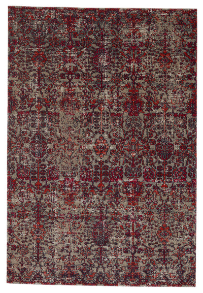 product image for Bodega Indoor/Outdoor Trellis Rug in Red & Gray by Jaipur Living 40