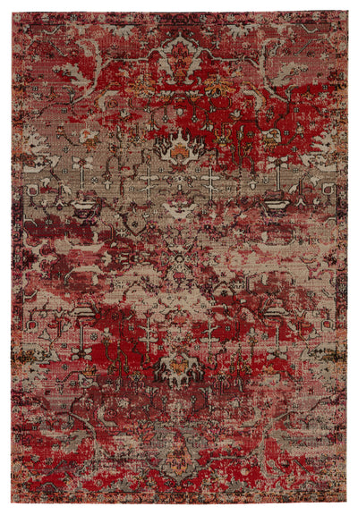 product image of Fayette Indoor/Outdoor Oriental Rug in Red & Beige by Jaipur Living 563