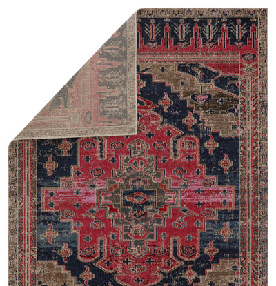 product image for Cicero Indoor/Outdoor Medallion Rug in Pink & Blue by Jaipur Living 72
