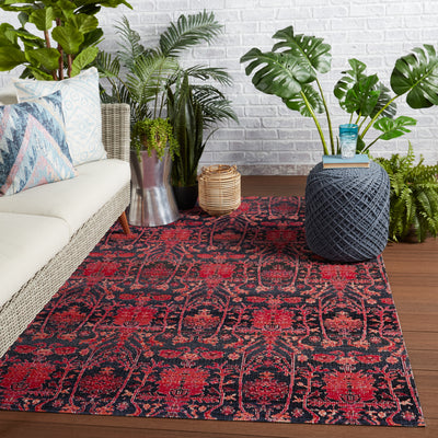 product image for Genesee Indoor/Outdoor Trellis Rug in Red & Blue by Jaipur Living 93