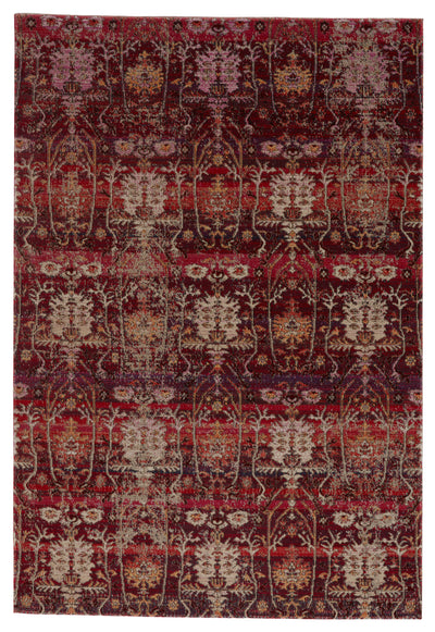 product image for Genesee Indoor/Outdoor Trellis Rug in Red & Beige by Jaipur Living 60