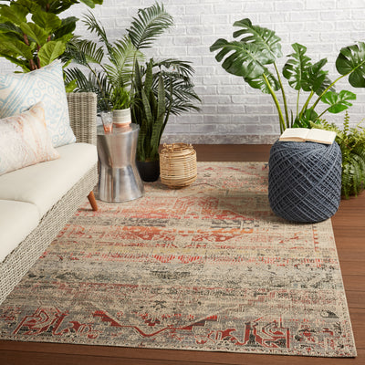 product image for Altona Indoor/Outdoor Medallion Rug in Multicolor & Beige by Jaipur Living 71