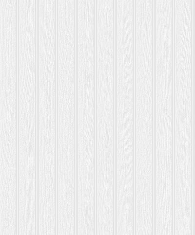 product image of Faux Beadboard Paintable Peel & Stick Wallpaper in Off-White 571