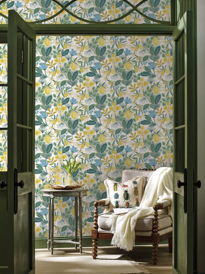 product image for Amalfi Peel & Stick Wallpaper in Blue/Green by York Wallcoverings 41