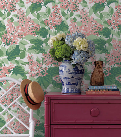 product image for Bar Harbor Southampton Pink Peel & Stick Wallpaper from Madcap Cottage Collection by York Wallcoverings 50