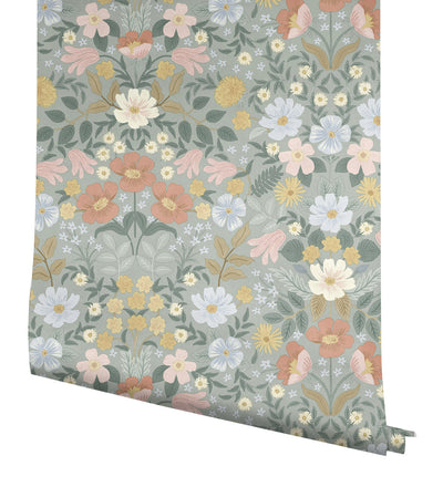 product image for Bramble Garden Sage Peel & Stick Wallpaper by York Wallcoverings 68