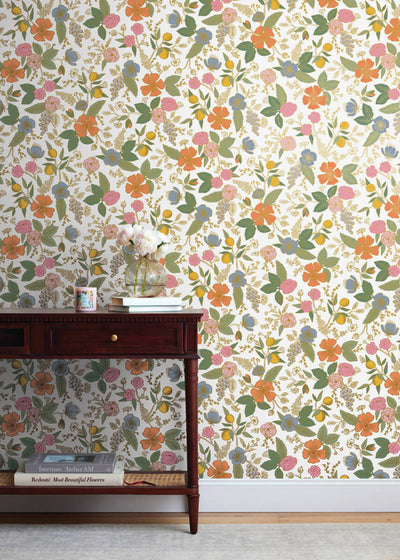 product image for Colette Peel & Stick Wallpaper in Rose Multi 70