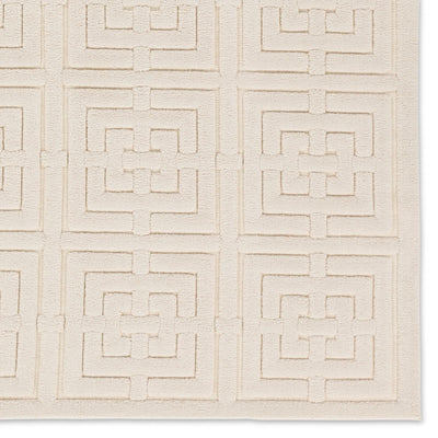 product image for Petros Marvelle Geometric Cream Rug By Jaipur Living Rug158467 4 50