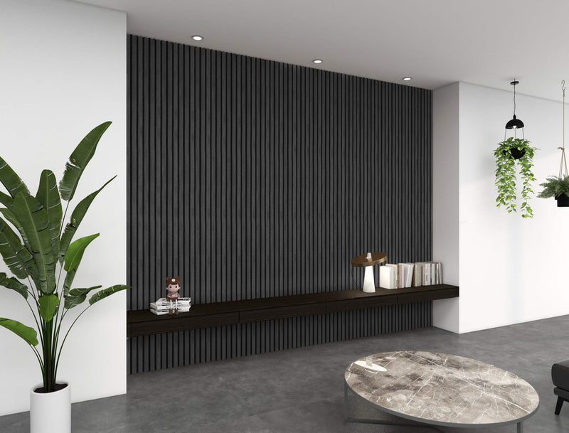 media image for Acoustica Wall Panel in Charcoal 220