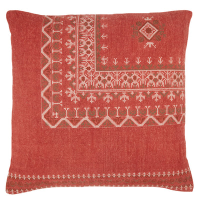 product image of Abeni Tribal Pillow in Red by Jaipur Living 582