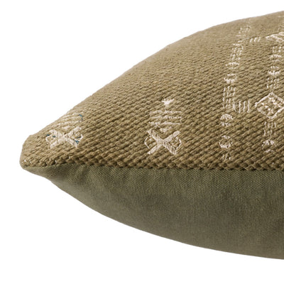 product image for tarik medallion olive green cream down pillow by jaipur living plw103980 2 69
