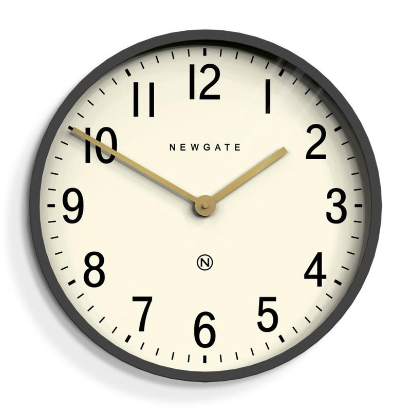 media image for mr edwards wall clock in matte blizzard grey 1 274