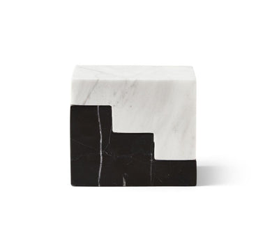 product image of black white marble bookend by printworks pw00548 1 542