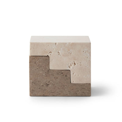 product image for travertine limestone bookend by printworks pw00549 2 22
