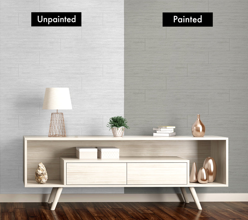 media image for Faux Shiplap Paintable Wallpaper by Seabrook Wallcoverings 27
