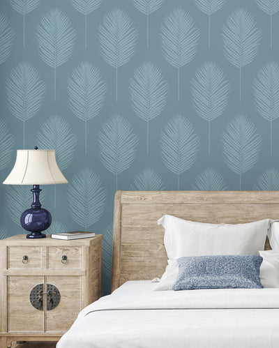 product image for Palm Leaf Paintable Wallpaper by Seabrook Wallcoverings 92