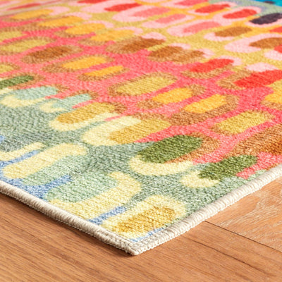 product image for Paint Chip Multi Machine Washable Rug 5 35