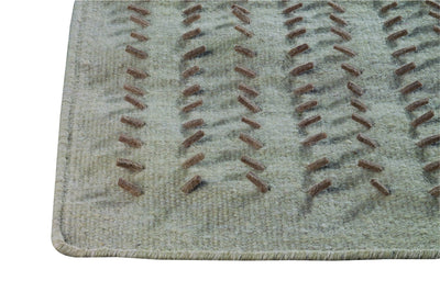 product image for Palmdale Collection Hand Woven Wool and Felt Area Rug in Beige design by Mat the Basics 32