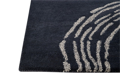 product image for Pamplona Collection Hand Tufted Wool Area Rug in Charcoal design by Mat the Basics 84