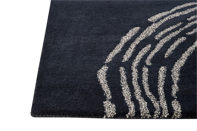 media image for Pamplona Collection Hand Tufted Wool Area Rug in Charcoal design by Mat the Basics 268
