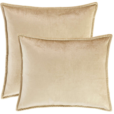 product image of panne velvet champagne decorative pillow by annie selke pc3337 pil16kit 1 527