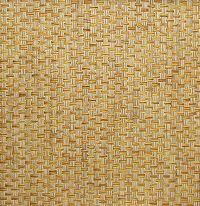 product image for Paper Weave Wallpaper in Caramel and Tan from the Winds of the Asian Pacific Collection by Burke Decor 45