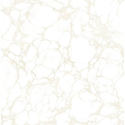 product image of Patina Marble Wallpaper in Silver and White by Seabrook Wallcoverings 555