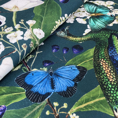 product image for Peacock Print Teal/Navy Bedding 1 83