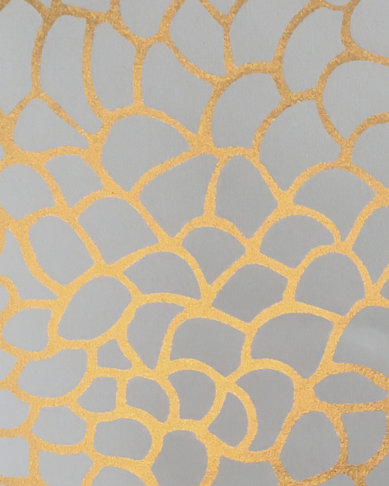 media image for Peel Wallpaper in Rich Gold design by Jill Malek 298