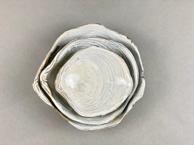 product image for yarnnakarn oceanology shell dish blue glaze small 2 32