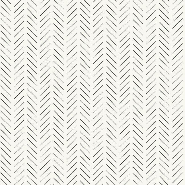 media image for Pick-Up Sticks Peel & Stick Wallpaper in Black and White by Joanna Gaines for York Wallcoverings 268