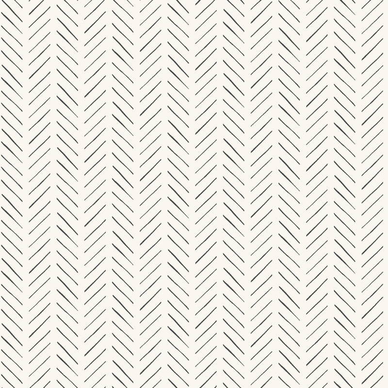 media image for Pick-Up Sticks Wallpaper in Black from the Magnolia Home Vol. 3 Collection by Joanna Gaines 221