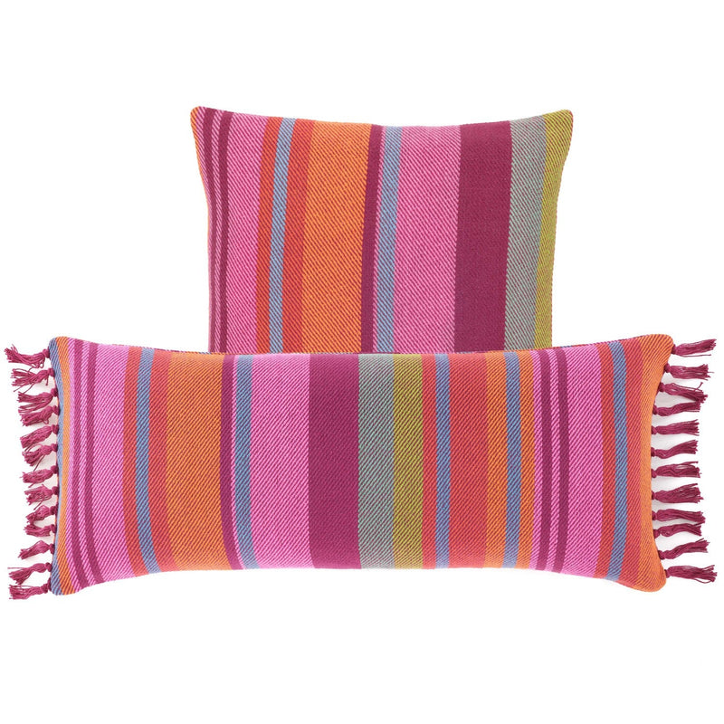 media image for pilar stripe decorative pillow by annie selke pc3309 pil15kit 1 25