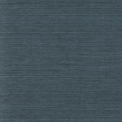 product image of Plain Grass Wallpaper in Deep Blue from the Grasscloth II Collection by York Wallcoverings 536