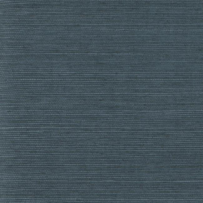 media image for Plain Grass Wallpaper in Deep Blue from the Grasscloth II Collection by York Wallcoverings 263