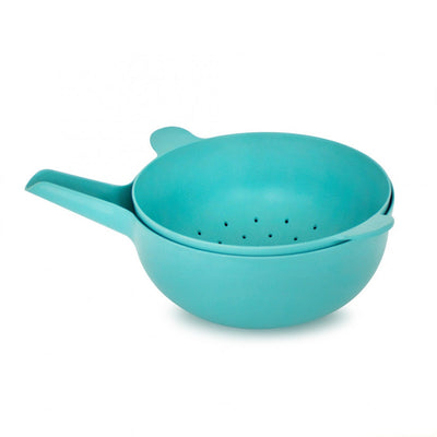product image for Pronto Bamboo Large Mixing Bowl and Colander Set in Various Colors design by EKOBO 86