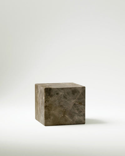 product image for plinth cube block marble table b13 slm 3 85