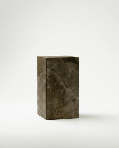 product image for plinth rectangle block marble table b22 slm 3 68