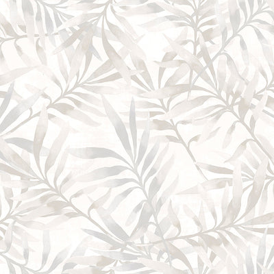 product image of Tropical Leaf Branch Floral Green and White Wallpaper by Walls Republic 521