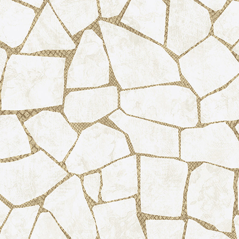 media image for Broken Pieces White and Gold Wallpaper by Walls Republic 229