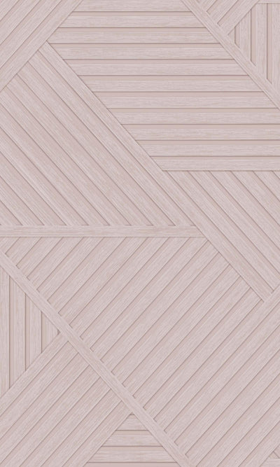 product image of Pink Wood Panel Design Geometric Stripes Wallpaper by Walls Republic 594