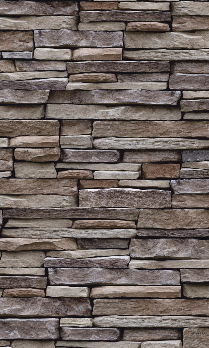 media image for 3D Illusion Contemporary Natural Stone Wallpaper by Walls Republic 258