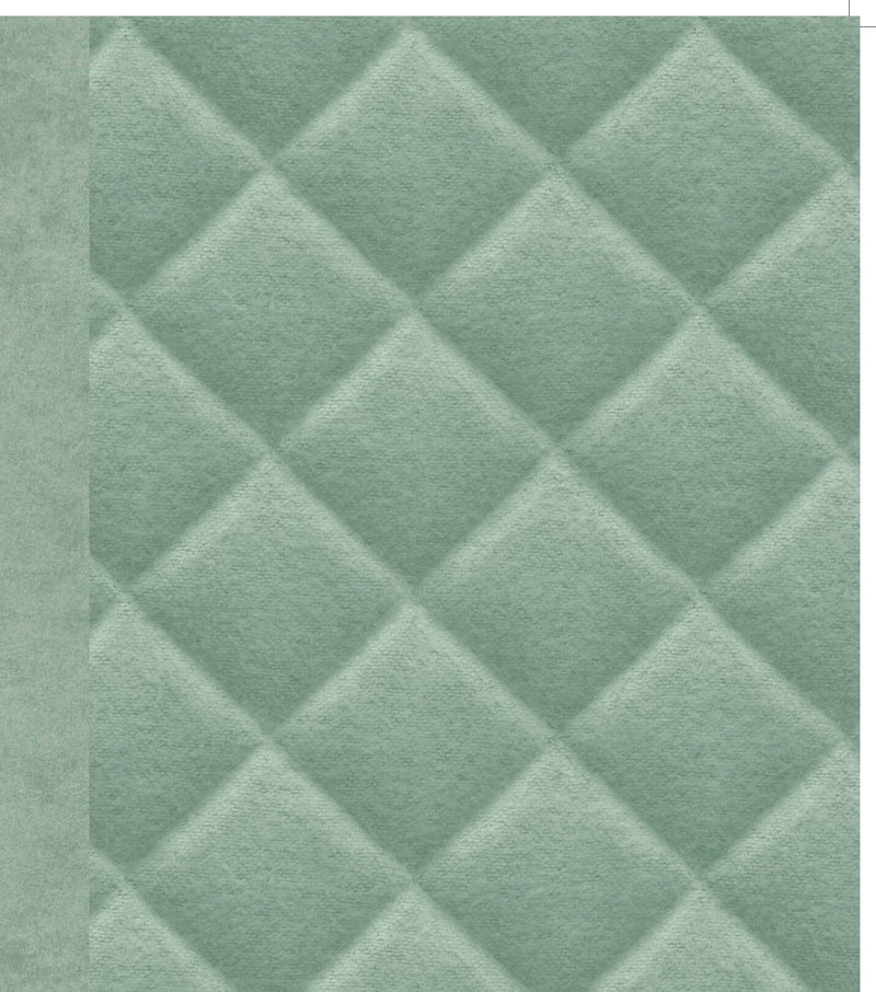 media image for Affinity 3D Cushion Geometric Wallpaper in Green 251