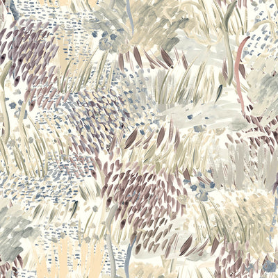 product image of Breeze Hand Painted Abstract Wallpaper in Beige/Brown 555